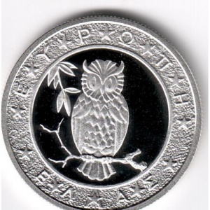 Реверс монеты Греция, 10 ЭКЮ, 1993, Сова на ветке