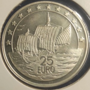Аверс монеты Греция, 25 евро, 1996, Олимпийские игры 1996 года