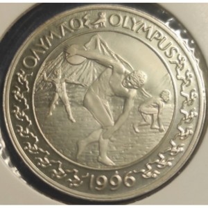 Реверс монеты Греция, 25 евро, 1996, Олимпийские игры 1996 года