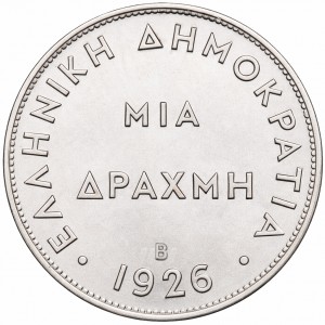 Аверс монеты Греция, 1 драхма, 1926