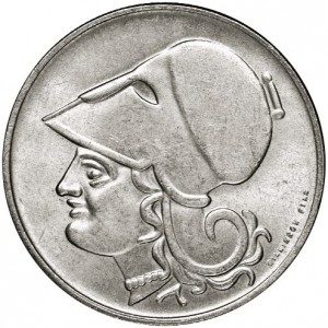 Реверс монеты Греция, 2 драхмы, 1926