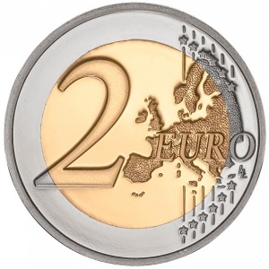 Реверс монеты Португалия, 2 евро, 2021, Летние Олимпийские игры в Токио