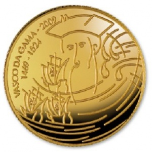 Реверс монеты Португалия, ¼ евро, 2009, Васко да Гама