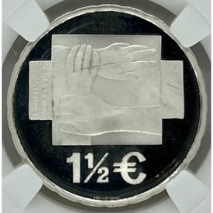 Реверс монеты Португалия, 1½ евро, 2008, Международная медицинская помощь AMI