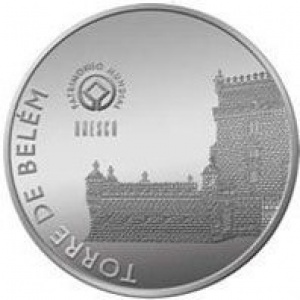 Реверс монеты Португалия, 2½ евро, 2009, ЮНЕСКО - Белемская башня