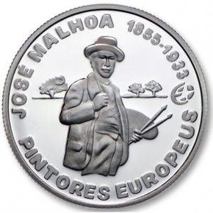 Реверс монеты Португалия, 2½ евро, 2012, Европейские художники - Жозе Мальоа