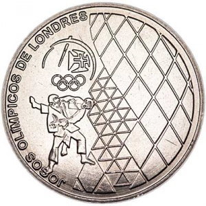Реверс монеты Португалия, 2½ евро, 2012, XXX летние Олимпийские Игры, Лондон 2012