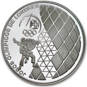 Реверс монеты Португалия, 2½ евро, 2012, XXX летние Олимпийские Игры, Лондон 2012