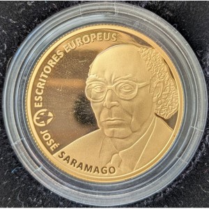 Реверс монеты Португалия, 2½ евро, 2013, 15 лет вручению Нобелевской премии по литературе