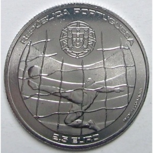 Аверс монеты Португалия, 2½ евро, 2014, Чемпионат Мира по футболу 2014, Бразилия