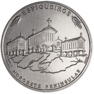 Реверс монеты Португалия, 2½ евро, 2018, Португальская этнография - Оррео в северо-западной части Португалии
