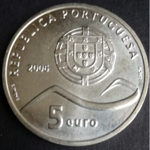 Аверс монеты Португалия, 5 евро, 2006, ЮНЕСКО - Синтра