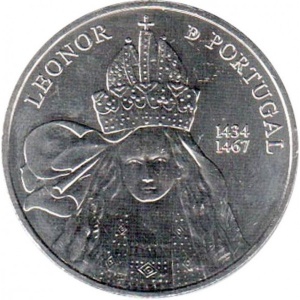 Реверс монеты Португалия, 5 евро, 2014, Королевы Европы - Элеонора Елена Португальская