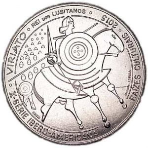 Реверс монеты Португалия, 7½ евро, 2015, Иберо-Америка - Культурные связи