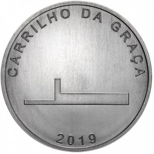 Реверс монеты Португалия, 7½ евро, 2019, Жуан Луиш Каррильо да Граса