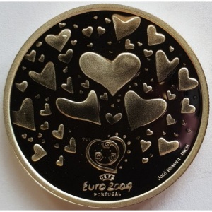 Реверс монеты Португалия, 8 евро, 2003, Ценности футбола - Страсть