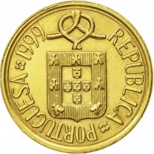 Аверс монеты Португалия, 5 эскудо, 1986-2001