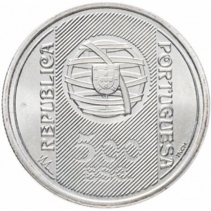 Аверс монеты Португалия, 500 эскудо, 1996, 150 лет банку Португалии