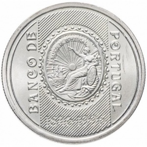 Реверс монеты Португалия, 500 эскудо, 1996, 150 лет банку Португалии
