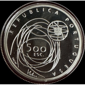 Аверс монеты Португалия, 500 эскудо, 2001, Порту - Культурная столица Европы