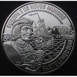 Реверс монеты Португалия, 2½ ЭКЮ, 1993, Европа и Новый Свет - Бартоломеу Диаш