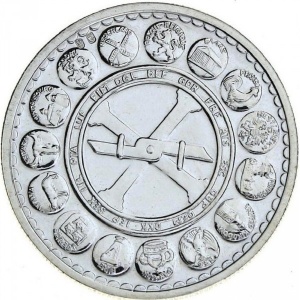 Реверс монеты Португалия, 1 ЭКЮ, 1999, Мануэл I - Счастливый