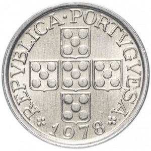 Аверс монеты Португалия, 10 сентаво, 1969-1979