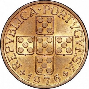 Аверс монеты Португалия, 1 эскудо, 1969-1979