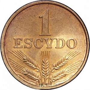 Реверс монеты Португалия, 1 эскудо, 1969-1979