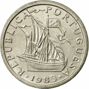 Аверс монеты Португалия, 2.5 эскудо, 1963-1985