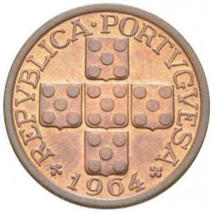 Аверс монеты Португалия, 10 сентаво, 1942-1969