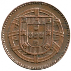 Аверс монеты Португалия, 1 сентаво, 1917-1922