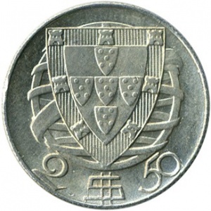 Реверс монеты Португалия, 2.5 эскудо, 1932-1951