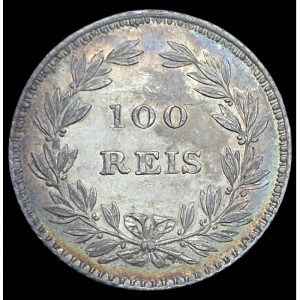 Реверс монеты Португалия, 100 реалов, 1851