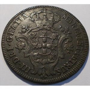 Аверс монеты Португалия, 5 реалов, 1777-1785