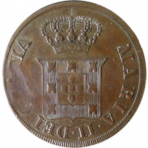Аверс монеты Португалия, 5 реалов, 1833