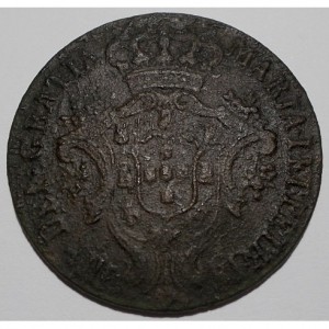 Аверс монеты Португалия, 10 реалов, 1777-1779
