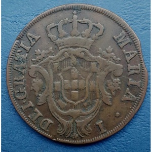 Аверс монеты Португалия, 10 реалов, 1791-1792