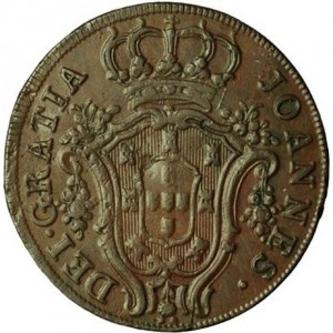 Аверс монеты Португалия, 10 реалов, 1800