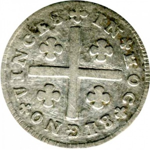 Реверс монеты Португалия, 50 реалов, 1777