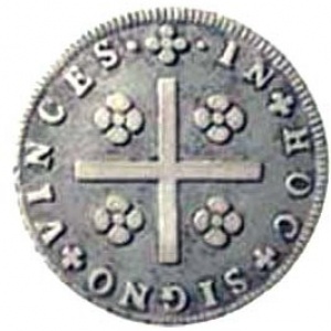 Реверс монеты Португалия, 80 реалов, 1828