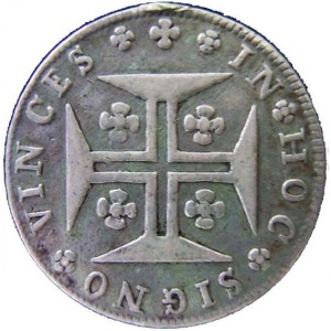 Реверс монеты Португалия, 120 реалов, 1777