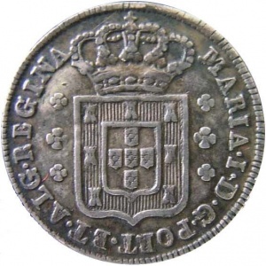 Аверс монеты Португалия, 120 реалов, 1786