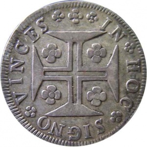 Реверс монеты Португалия, 120 реалов, 1786