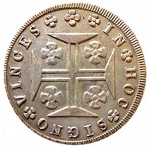 Реверс монеты Португалия, 120 реалов, 1826