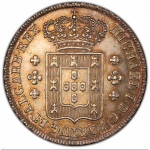 Аверс монеты Португалия, 120 реалов, 1828