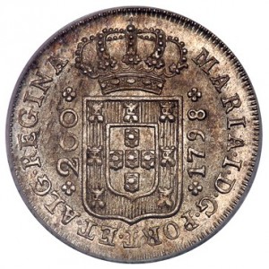 Аверс монеты Португалия, 200 реалов, 1793-1799
