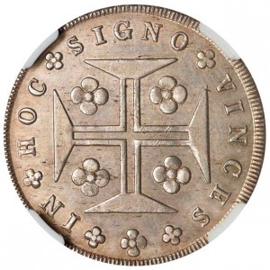 Реверс монеты Португалия, 200 реалов, 1818-1822