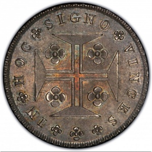 Реверс монеты Португалия, 200 реалов, 1829-1830