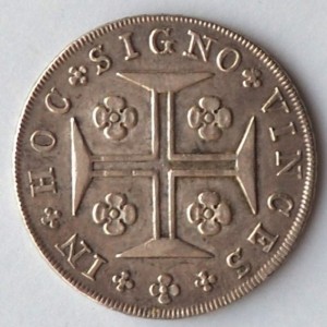 Реверс монеты Португалия, 400 реалов, 1786-1799